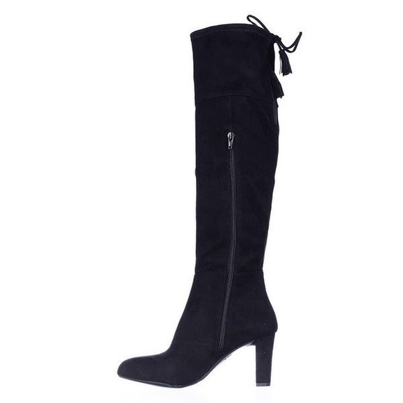 Macy's Shoes Classic Black Overtheknee Boots Heeled Boots Poshmark